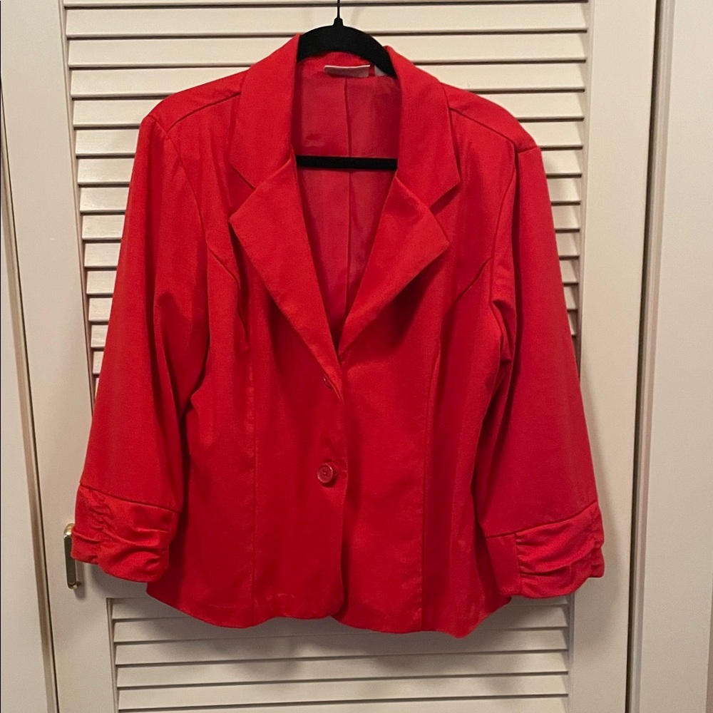 Dress Barn Vibrant Red Women's Blazer